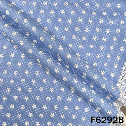 Chikankari Cotton Fabric - F6292