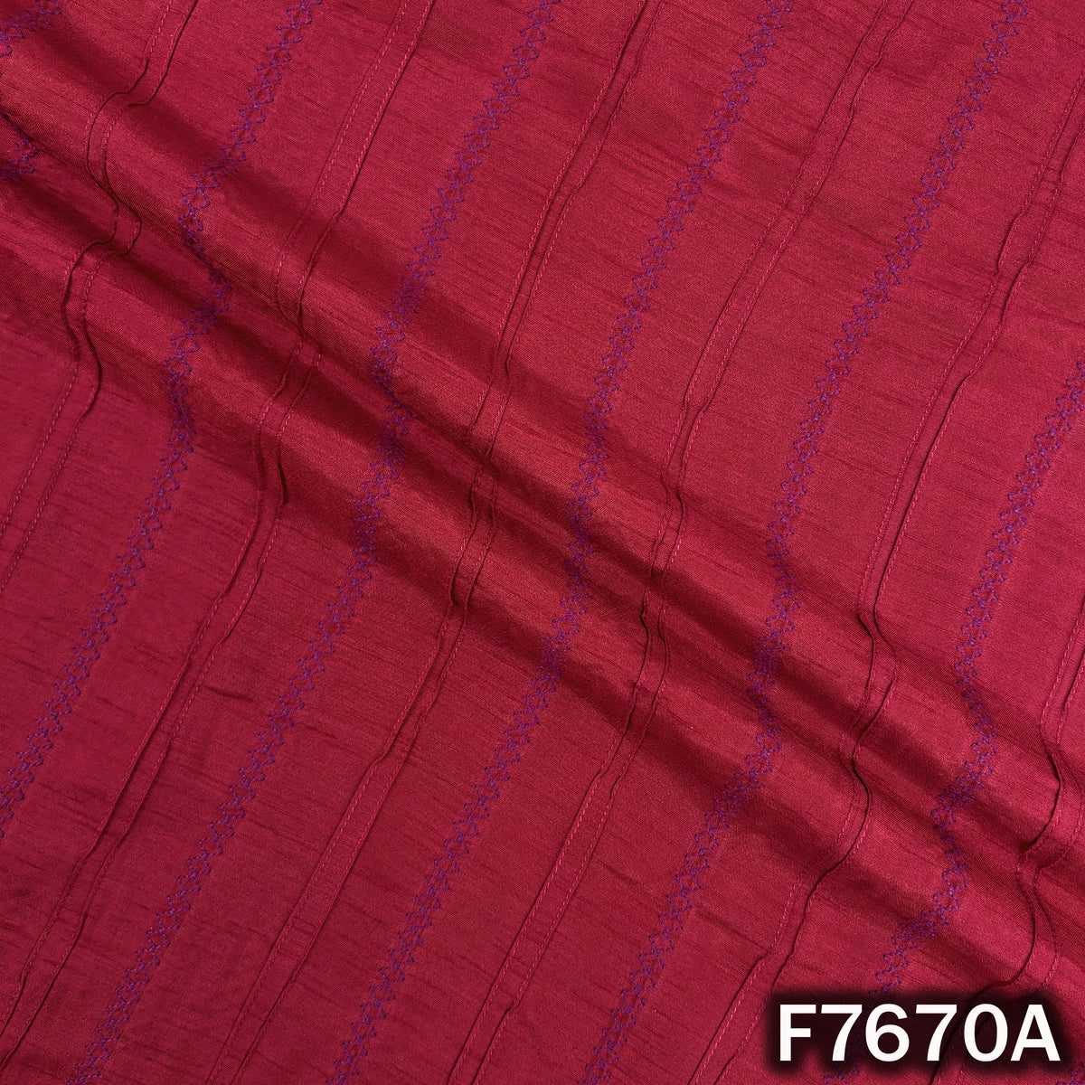 Thread Work Monga Silk Fabric - F7670