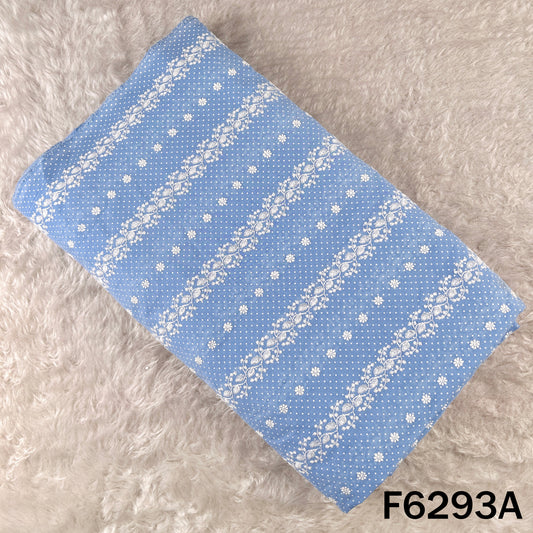 Chikankari Cotton Fabric - F6293