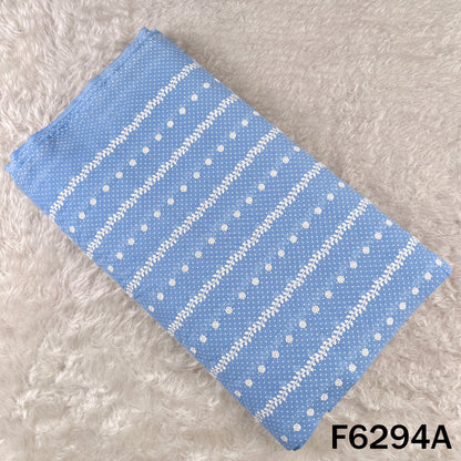 Chikankari Cotton Fabric - F6294