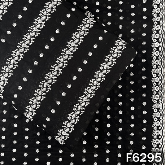 Chikankari Cotton Fabric - F6295