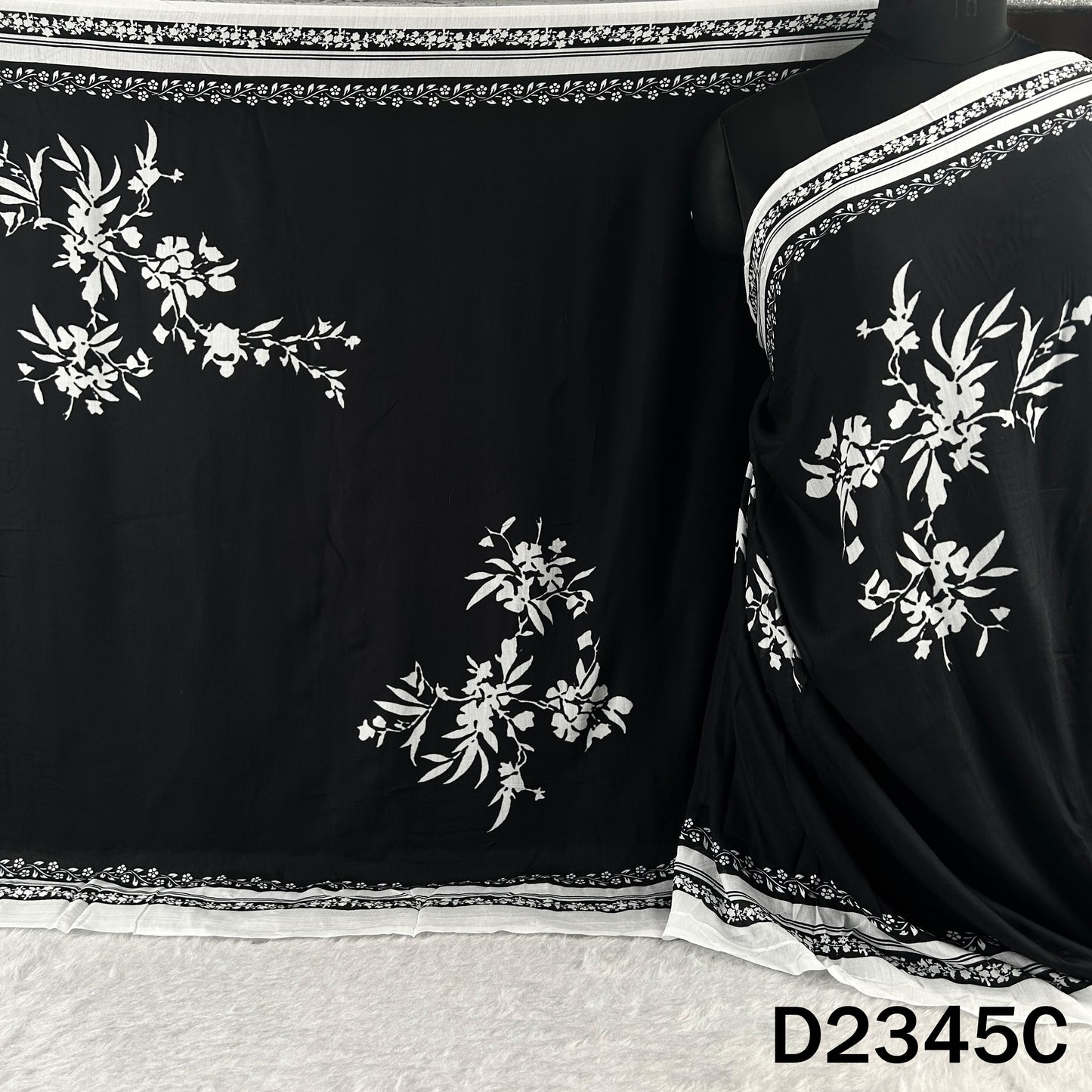 Digital Print Muslin Silk Dupatta - D2345