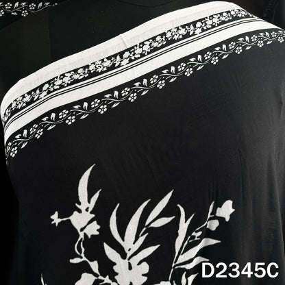Digital Print Muslin Silk Dupatta - D2345