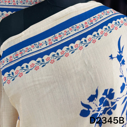 Digital Print Muslin Silk Dupatta - D2345