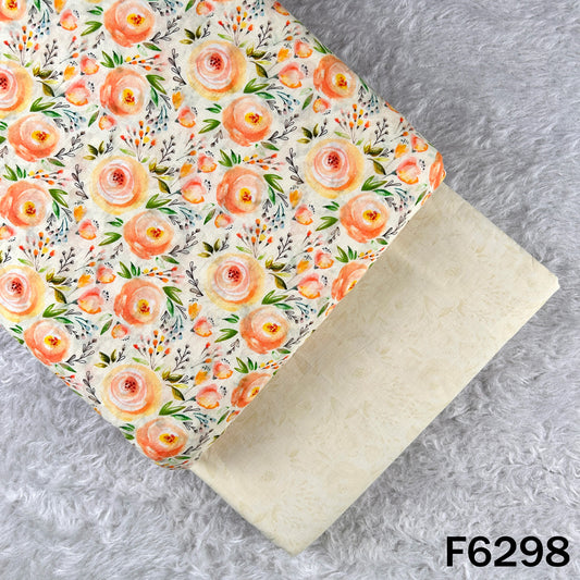 Digital Print Cambric Cotton Fabric - F6298