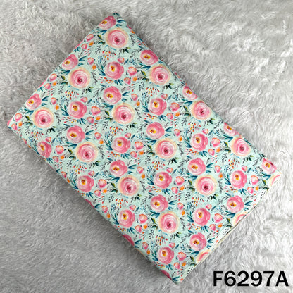 Digital Print Cambric Cotton Fabric - F6297