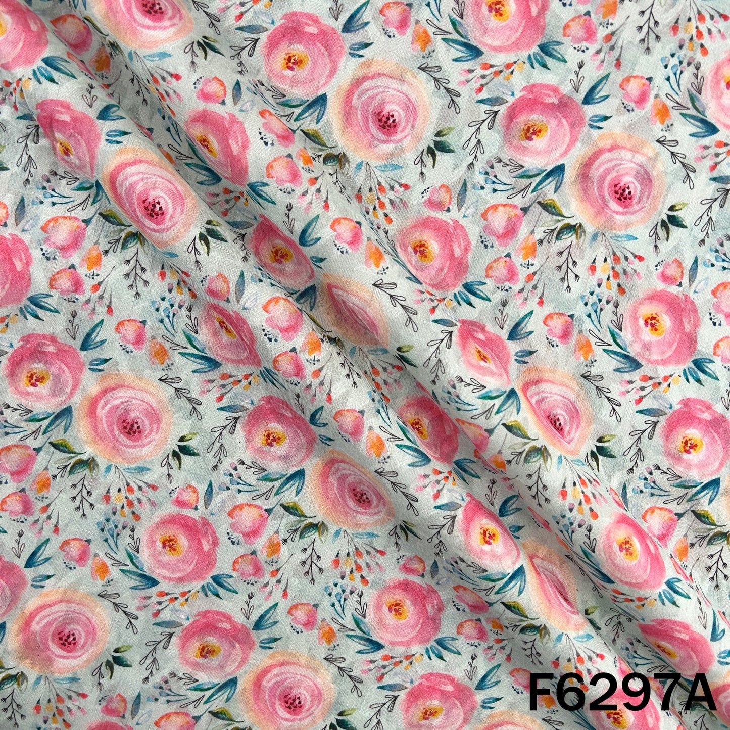 Digital Print Cambric Cotton Fabric - F6297