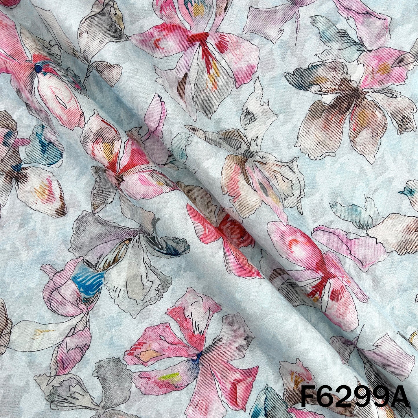 Digital Print Cambric Cotton Fabric - F6299