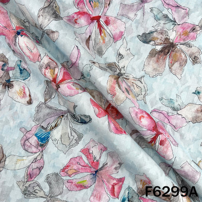 Digital Print Cambric Cotton Fabric - F6299