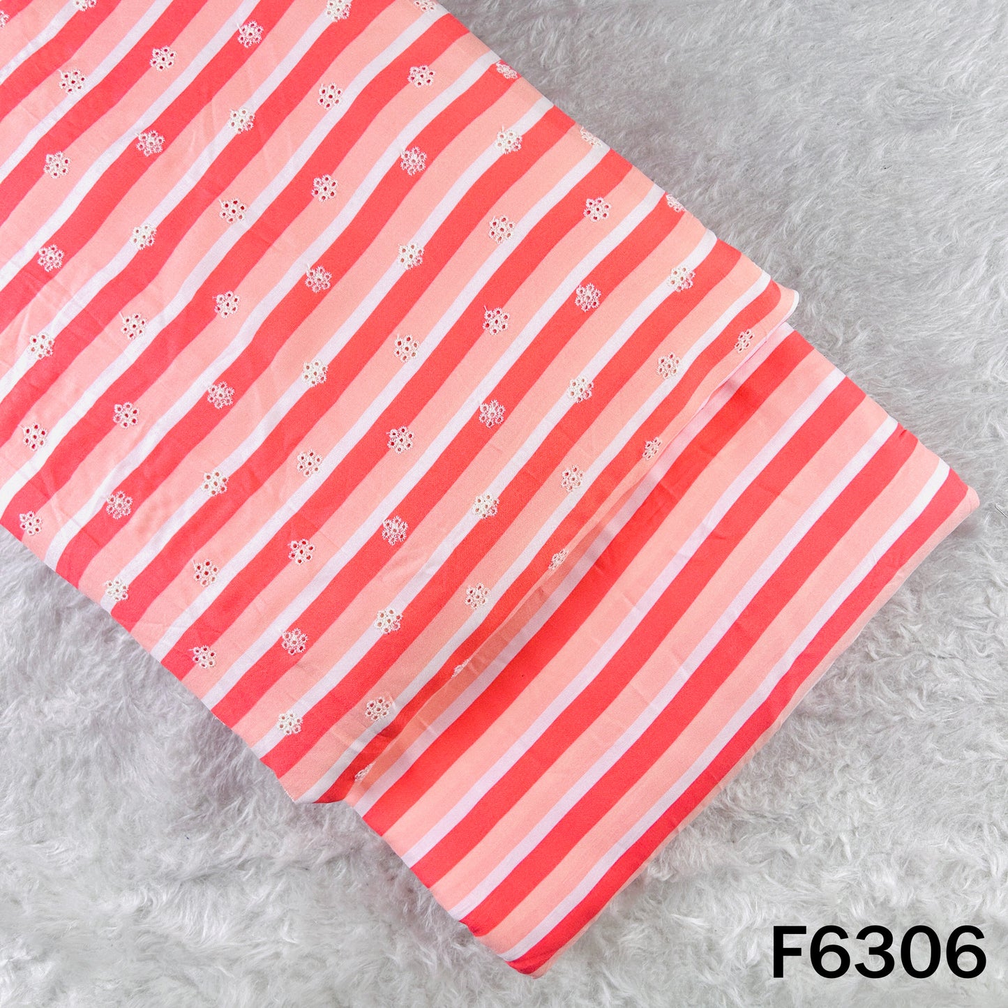 Printed Hakoba Rayon Cotton Fabric - F6306