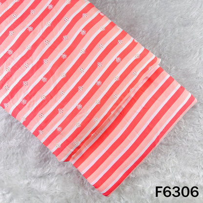 Printed Hakoba Rayon Cotton Fabric - F6306