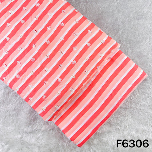 Printed Hakoba Rayon Cotton Fabric - F6306