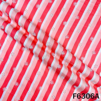 Printed Hakoba Rayon Cotton Fabric - F6306