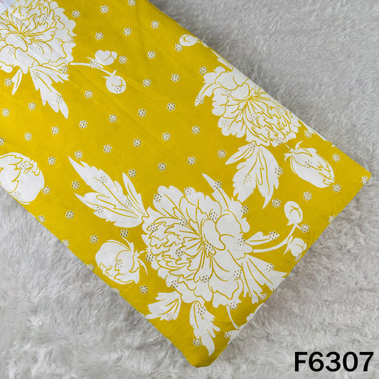 Printed Hakoba Rayon Cotton Fabric - F6307