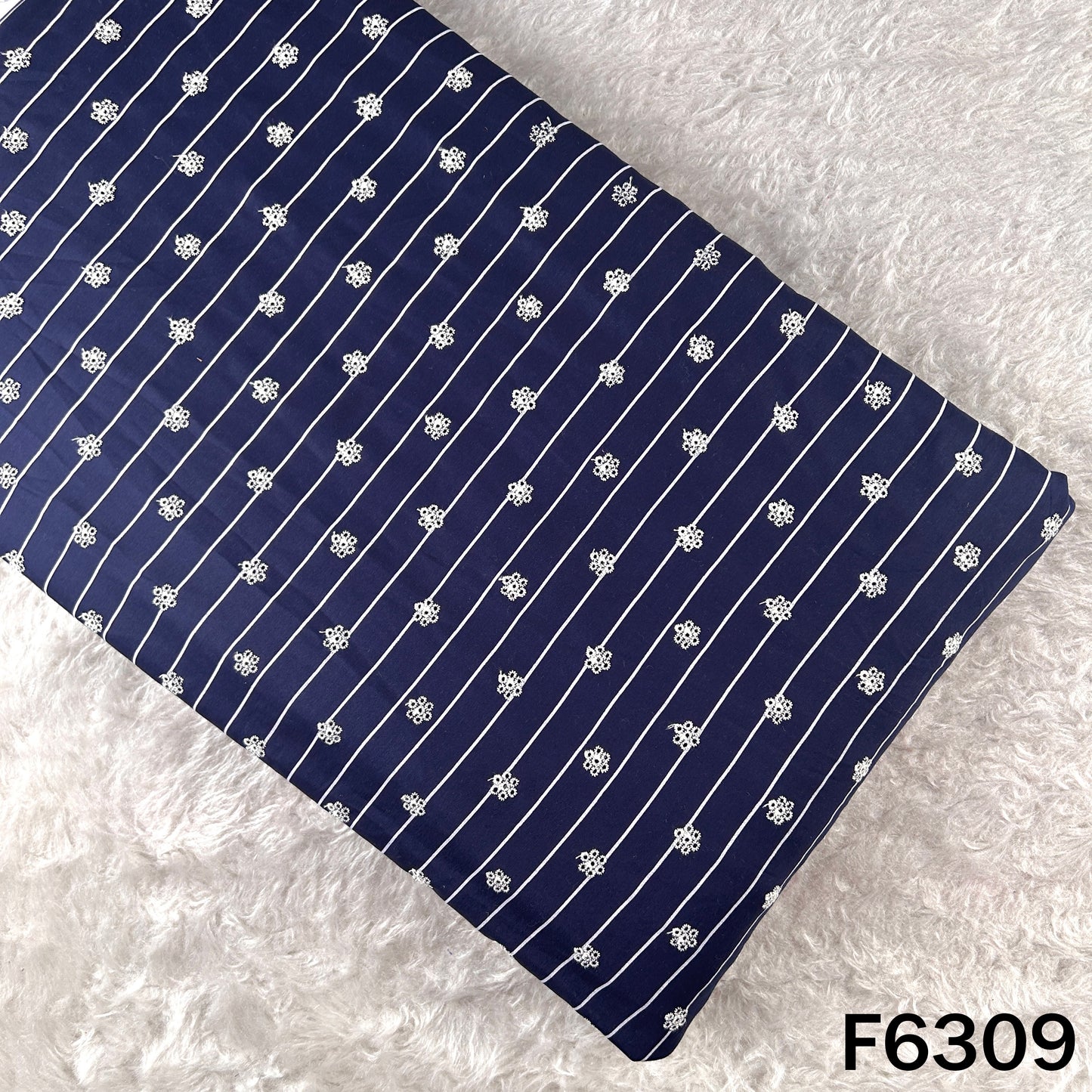 Printed Hakoba Rayon Cotton Fabric - F6309