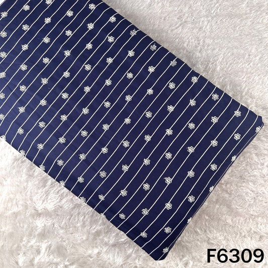 Printed Hakoba Rayon Cotton Fabric - F6309