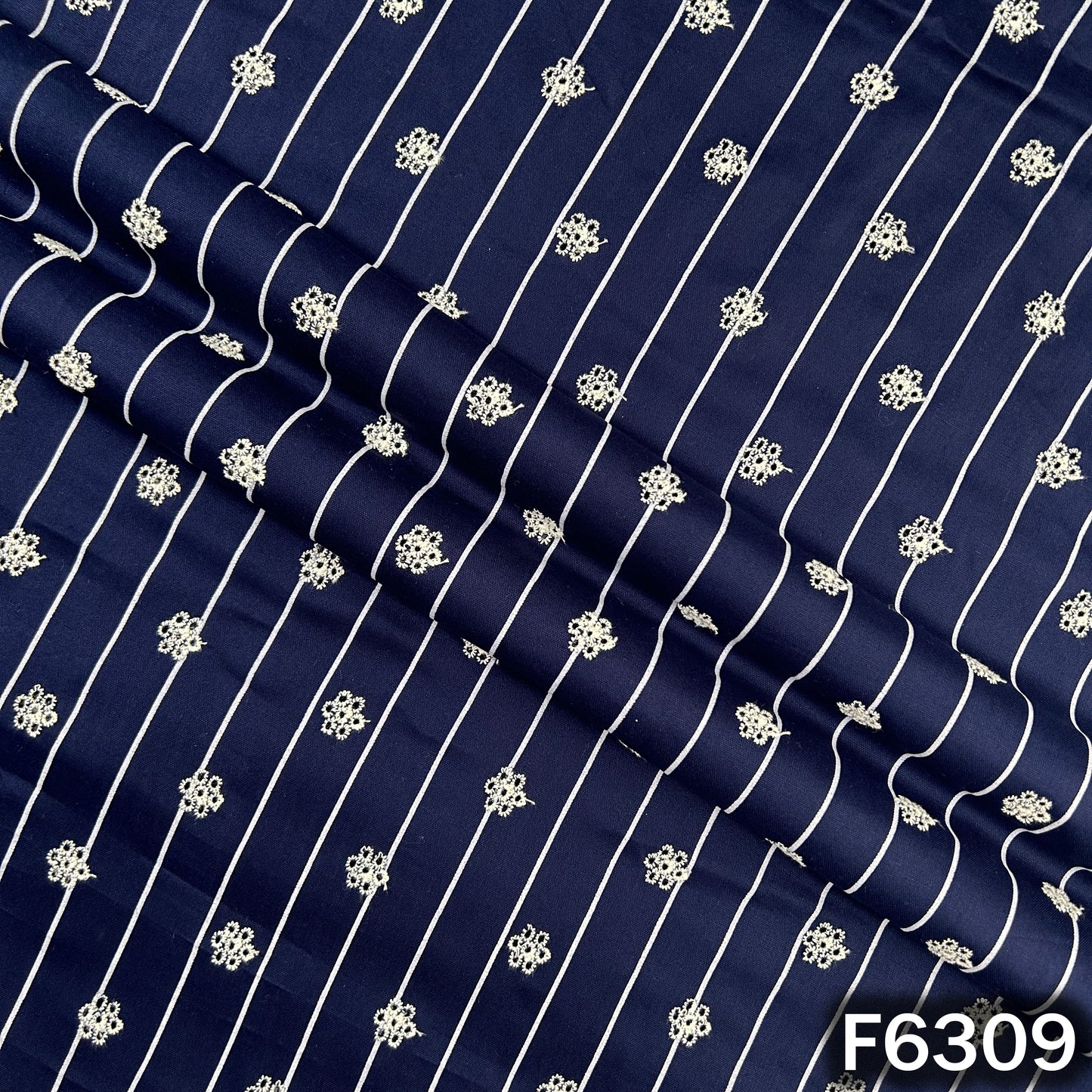 Printed Hakoba Rayon Cotton Fabric - F6309