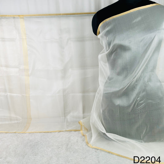Dyeable Orgenza Silk Dupatta-D2204