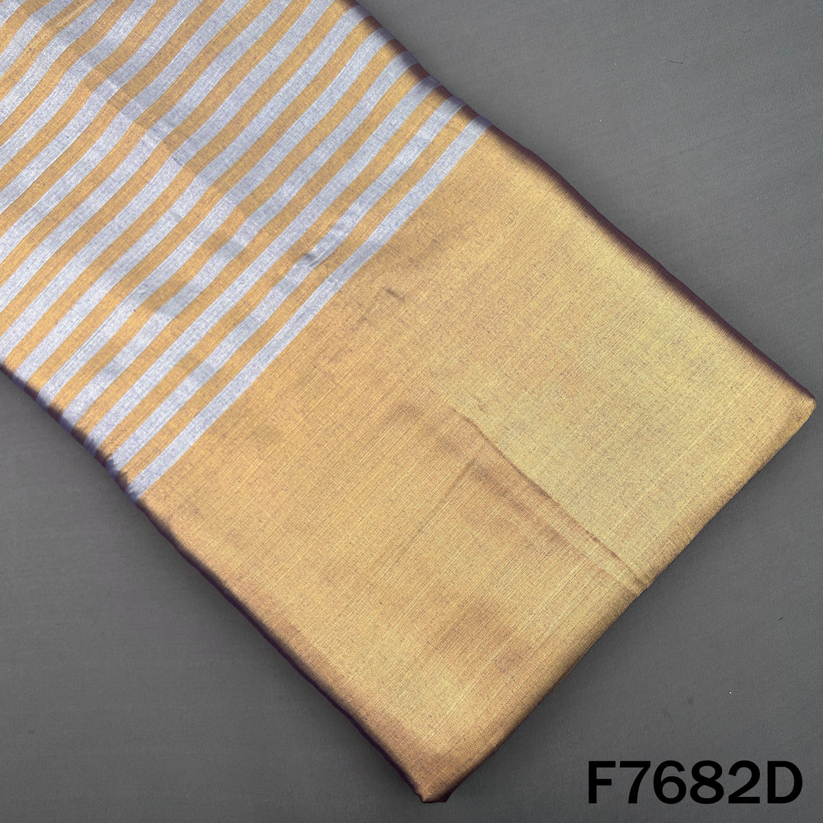 Kanjivaram Cotton Tissue Fabric - F7682