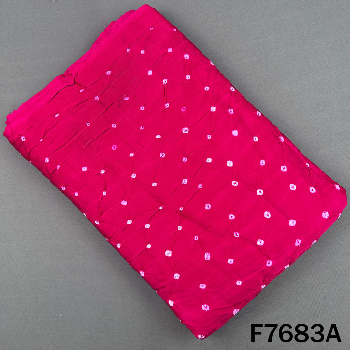 Bandhani Print Modal Satin Fabric - F7683