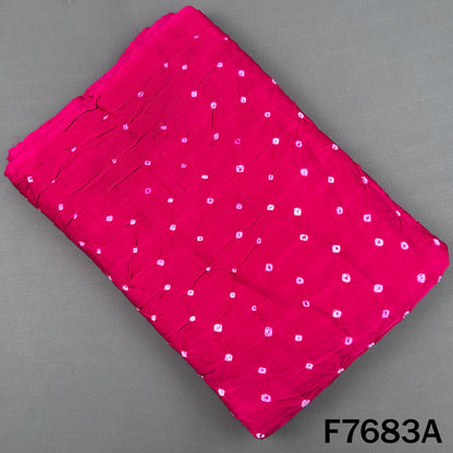 Bandhani Print Modal Satin Fabric - F7683