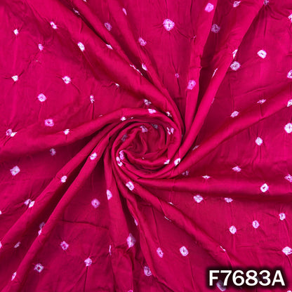 Bandhani Print Modal Satin Fabric - F7683