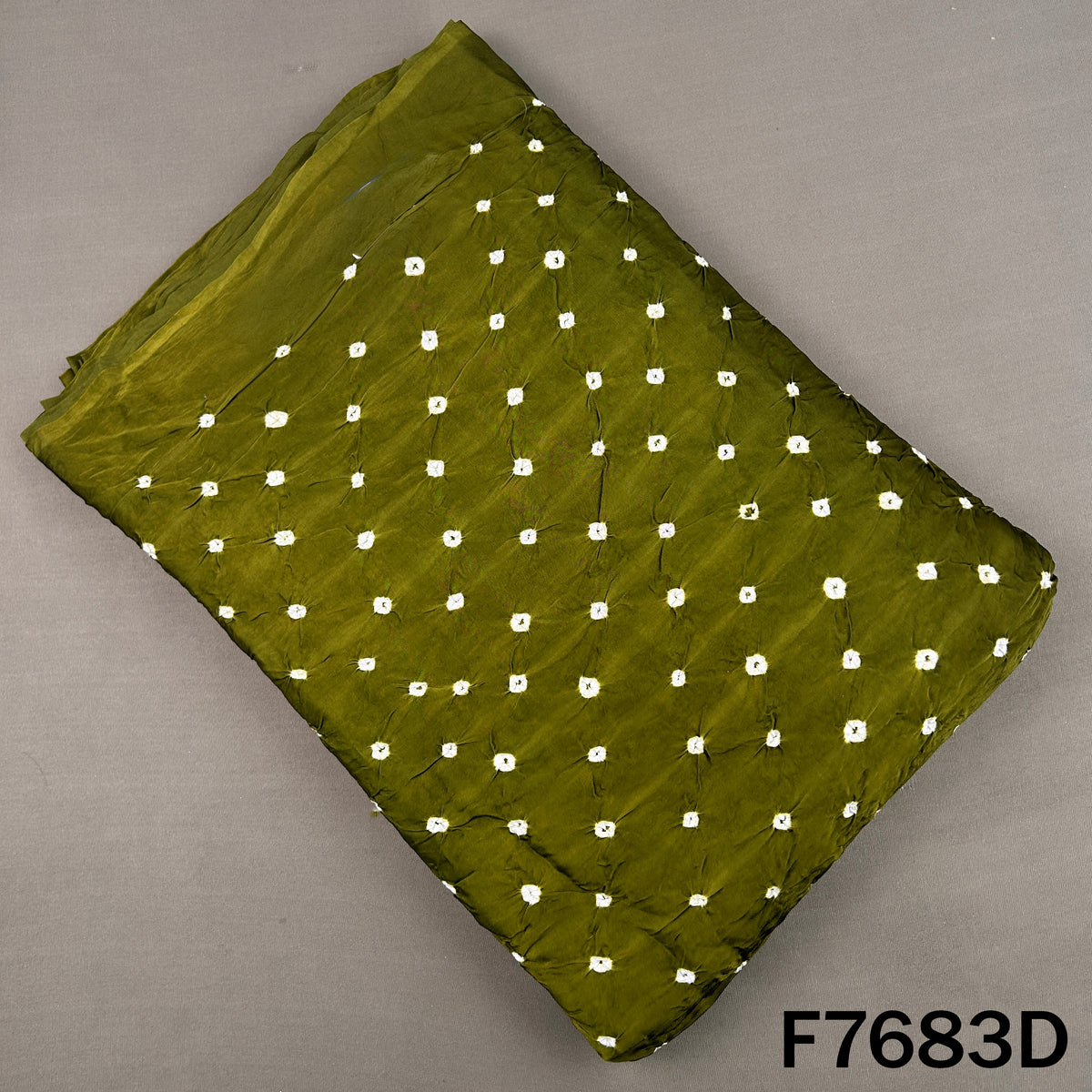 Bandhani Print Modal Satin Fabric - F7683