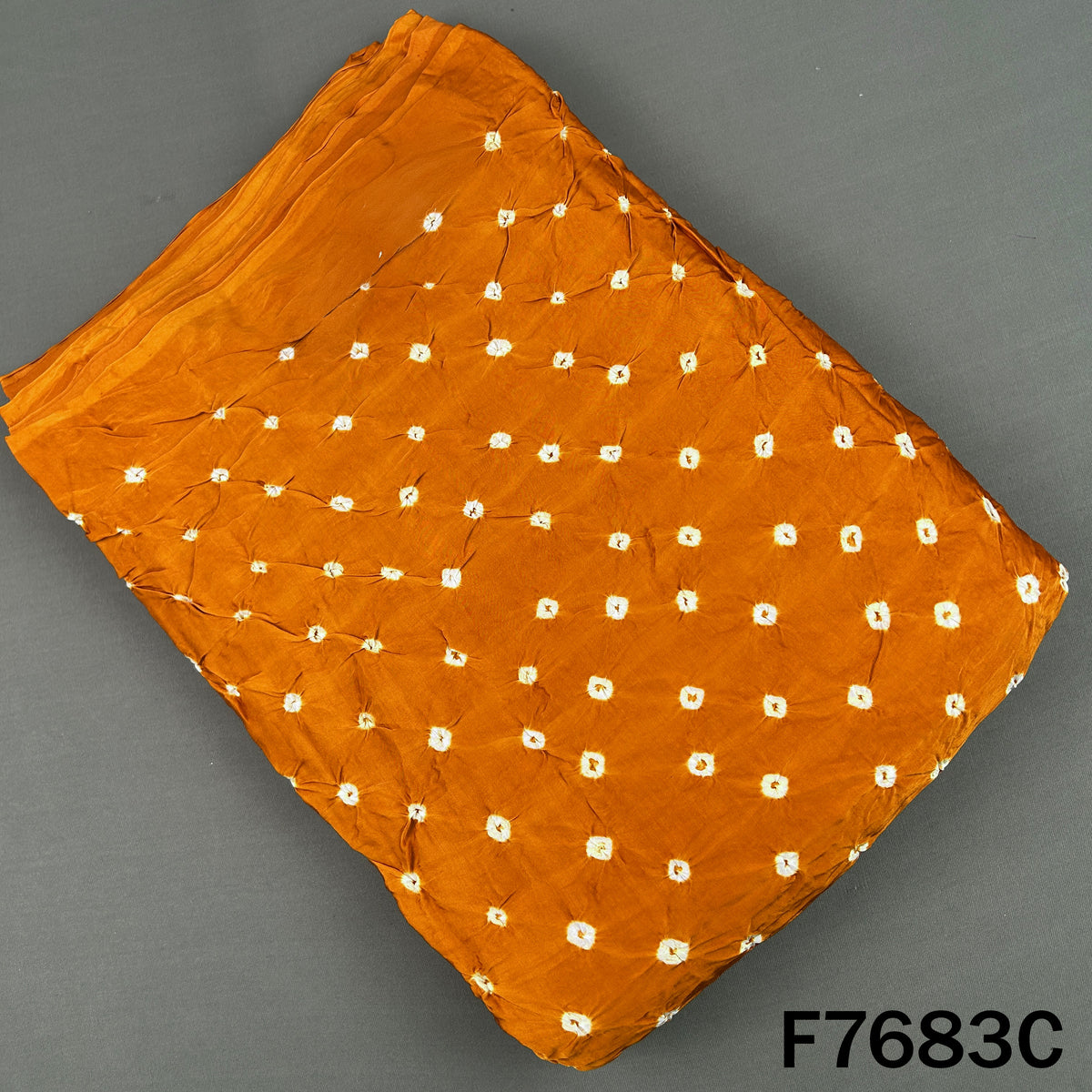 Bandhani Print Modal Satin Fabric - F7683