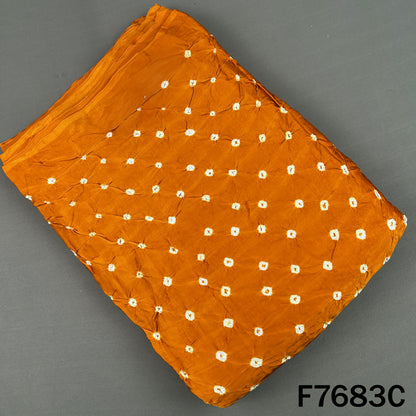 Bandhani Print Modal Satin Fabric - F7683