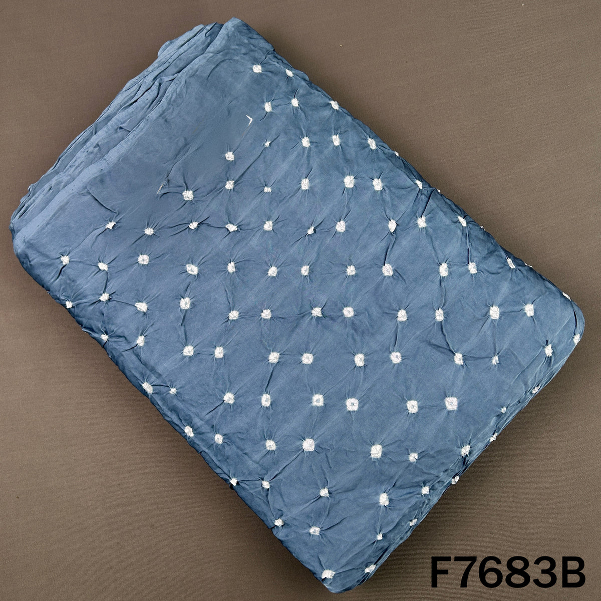 Bandhani Print Modal Satin Fabric - F7683