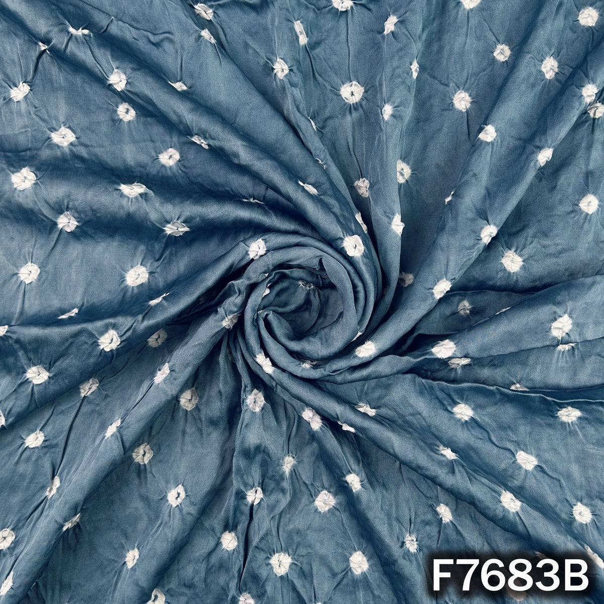 Bandhani Print Modal Satin Fabric - F7683