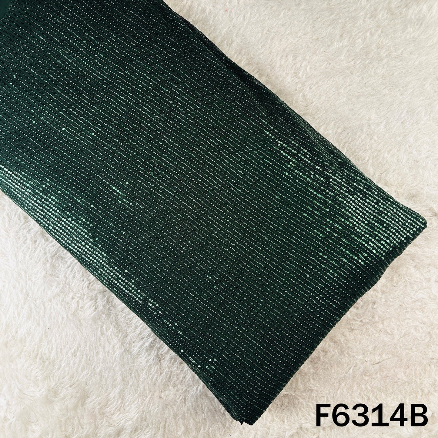 Sequins Work Lycra Net Fabric - F6314
