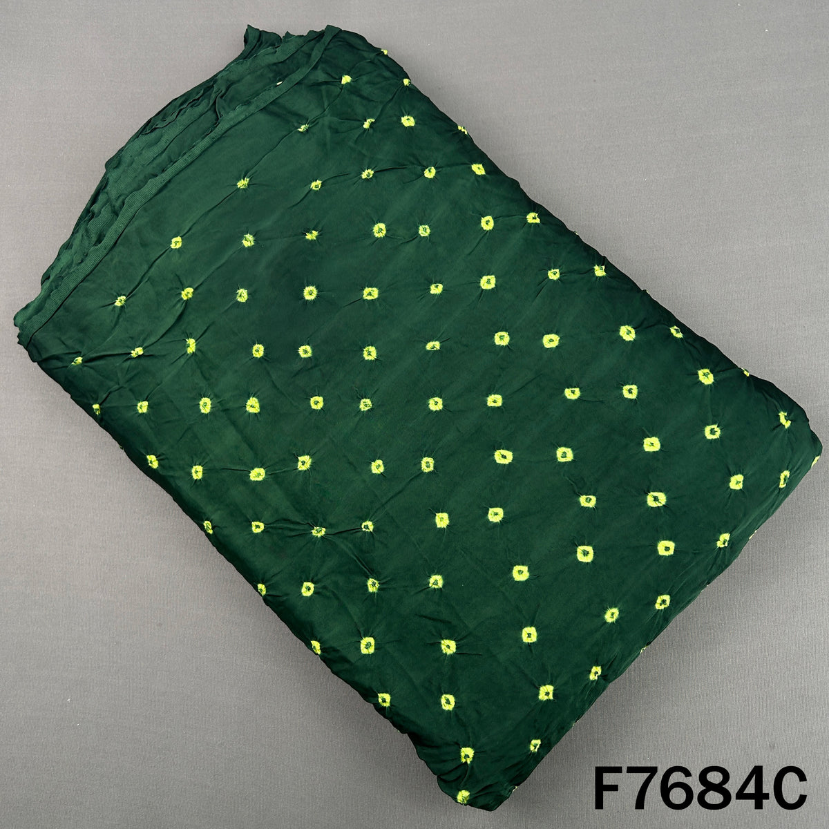 Bandhani Print Modal Satin Fabric - F7684
