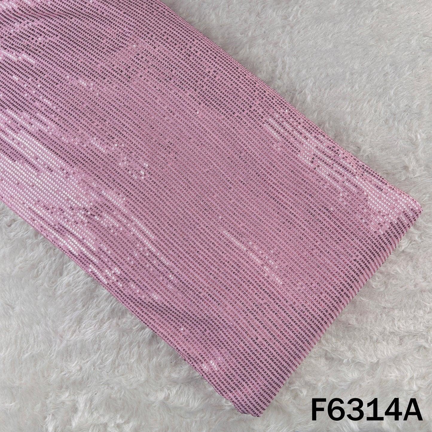 Sequins Work Lycra Net Fabric - F6314