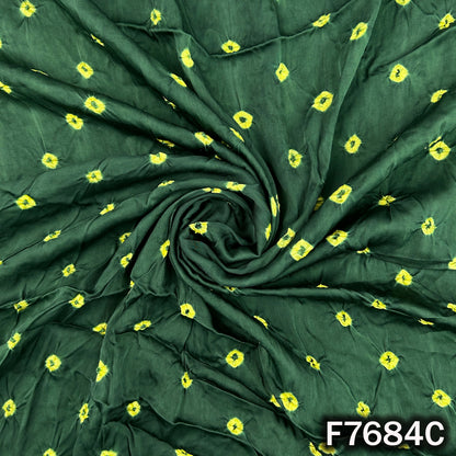 Bandhani Print Modal Satin Fabric - F7684