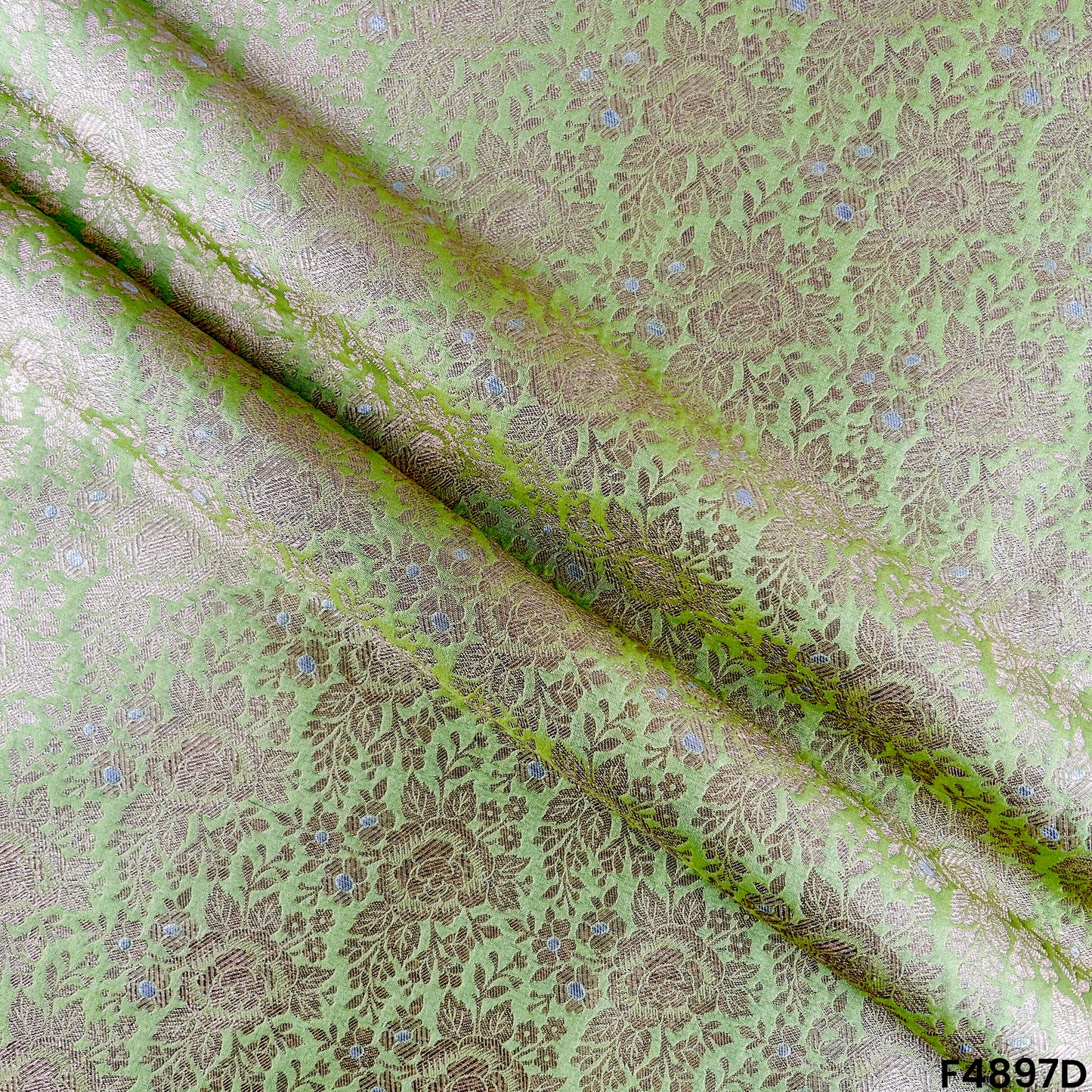 Brocade Silk Fabric-F4897