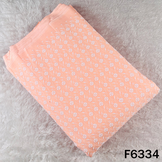 Chikankari Cotton Fabric - F6334