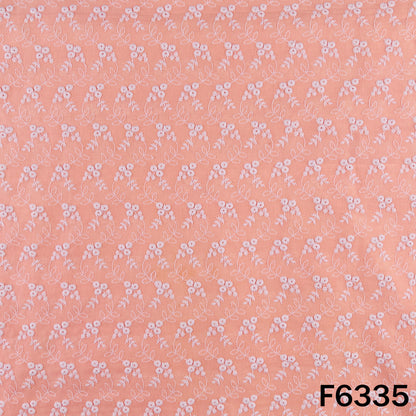 Chikankari Cotton Fabric - F6335