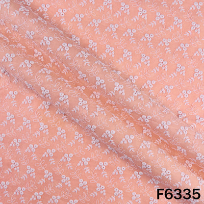 Chikankari Cotton Fabric - F6335