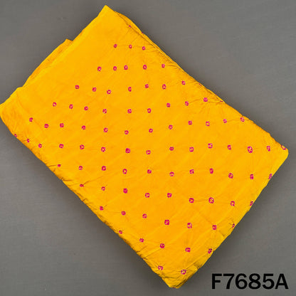 Bandhani Print Modal Satin Fabric - F7685