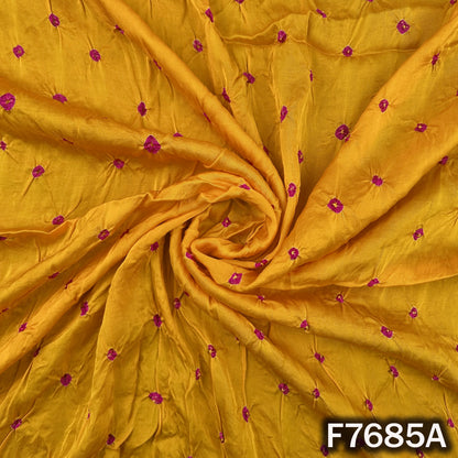 Bandhani Print Modal Satin Fabric - F7685