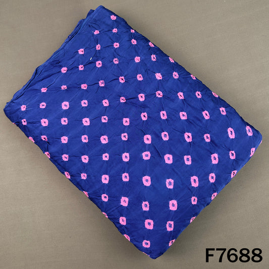 Bandhani Print Modal Satin Fabric - F7688
