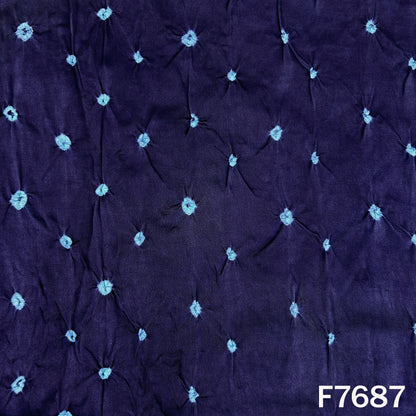 Bandhani Print Modal Satin Fabric - F7687