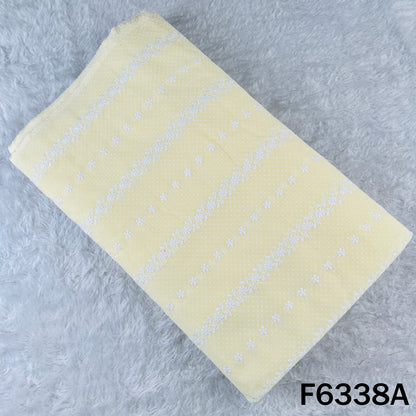 Chikankari Cotton Fabric - F6338