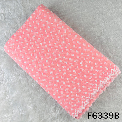 Chikankari Cotton Fabric - F6339