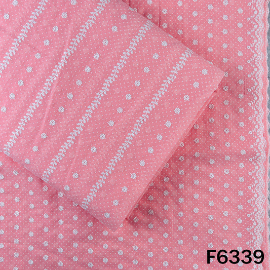 Chikankari Cotton Fabric - F6339