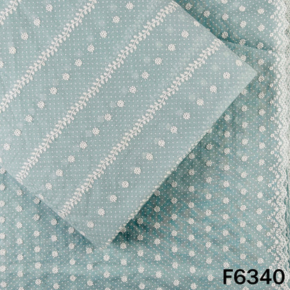 Chikankari Cotton Fabric - F6340