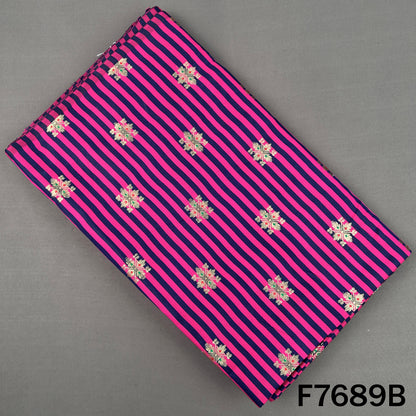 Stripes Banarasi Silk Fabric - F7689