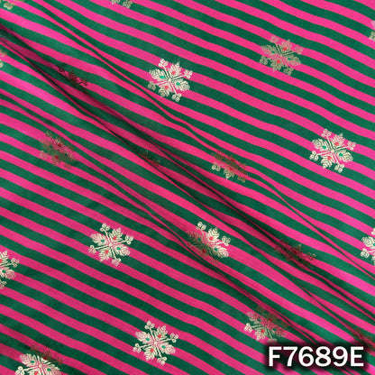 Stripes Banarasi Silk Fabric - F7689