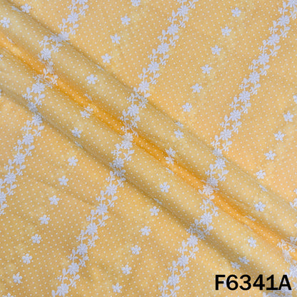 Chikankari Cotton Fabric - F6341